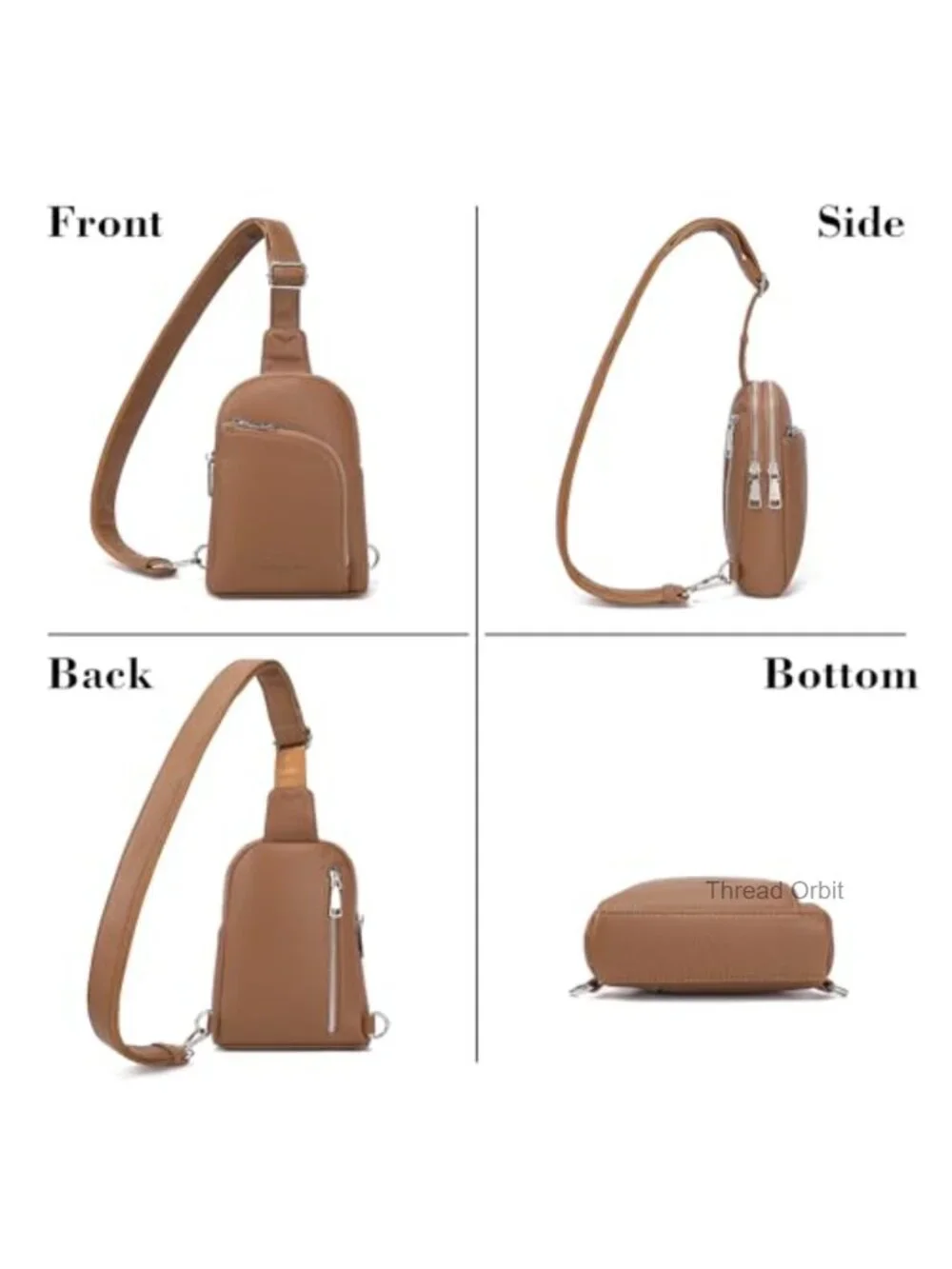 Anti Theft Crossbody Bag with RFID Blocking Sling Purse